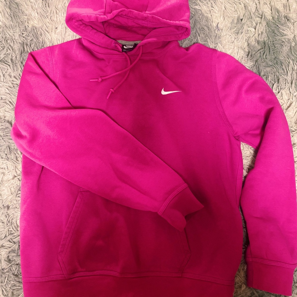 Hot pink Nike sweatshirt size L